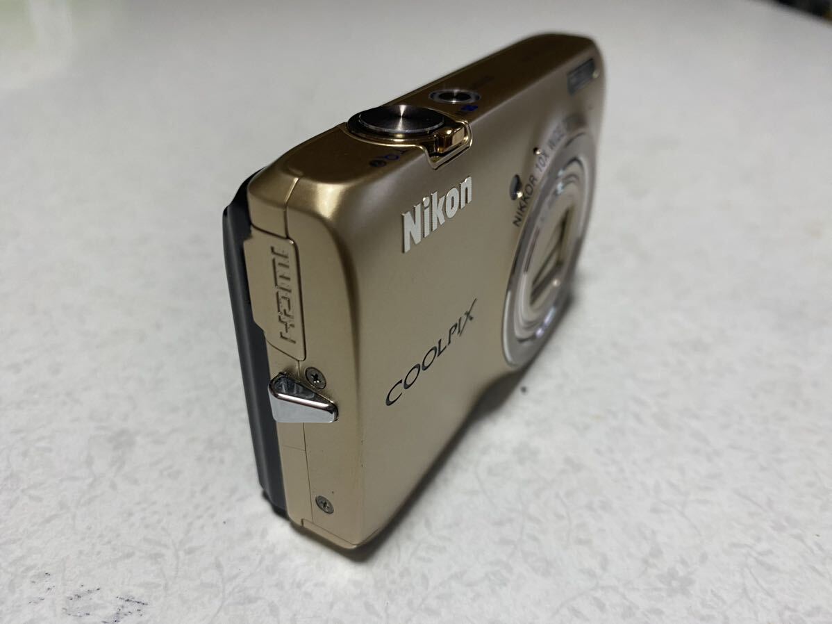 1円スタート Nikon COOLPIX S6300 コンパクトデジタルカメラ ニコン クールピクス デジカメ エレガントゴールドの画像4