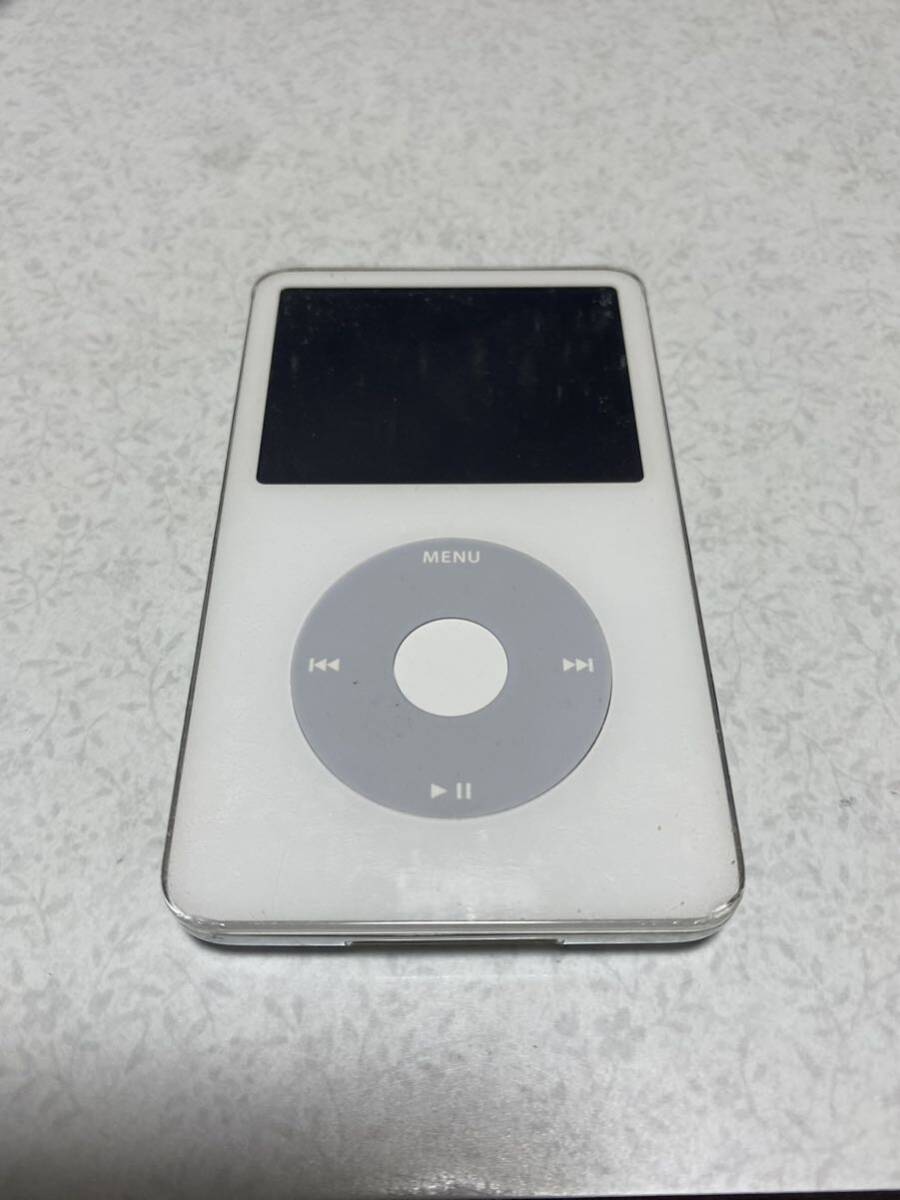 1円スタート iPod classic 第5世代 A1136 30G Apple アイポッド アップル クラシック ホワイト の画像1