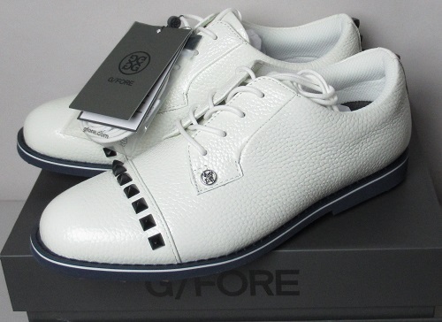G/FOREji-foa Golf STUD CAP TOE шиповки отсутствует обувь обычная цена 41800 иен дамский /US-8(24.5cm) 2E/ новый товар /072404850/ белый 
