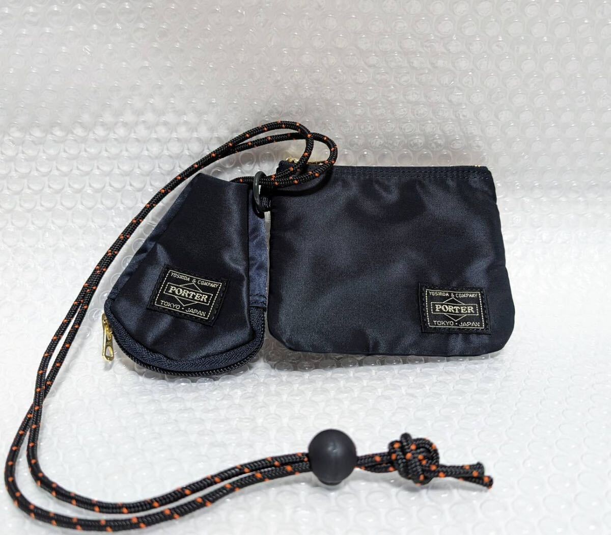 美品 PORTER ポーター アイアンブルー ポーチ ショルダーバッグ オフィサーキット OFFICER KIT IRON BLUE_画像1