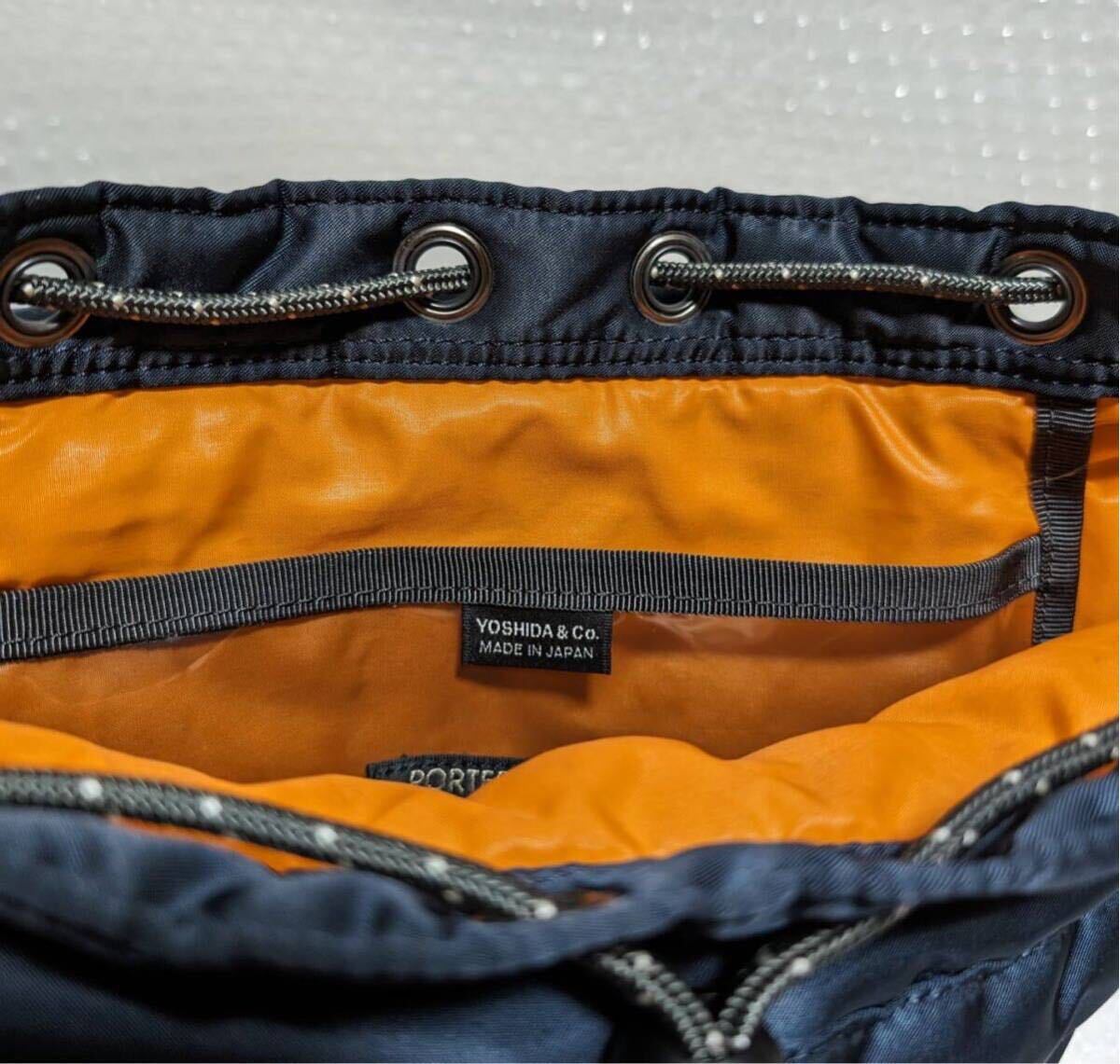 PORTER PX TOOL BAG バルーンサック バッグ ショルダーバッグ ポーター 巾着 アイアンブルー_画像8