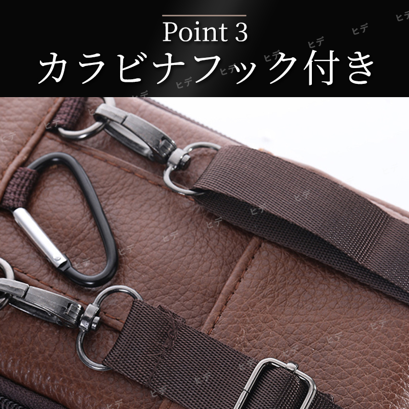  leather belt pouch leather smartphone pouch shoulder belt bag waist bag tea color body bag men's Mini shoulder hip bag 
