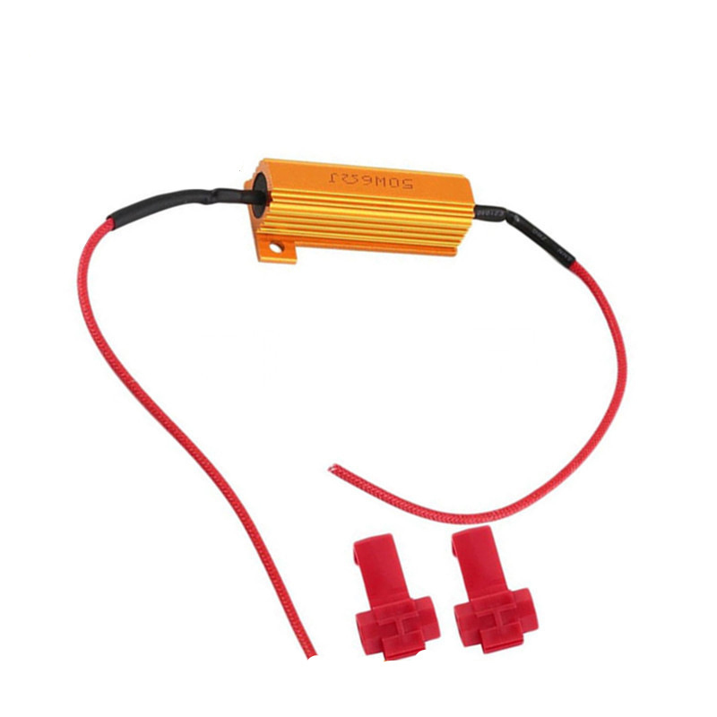  high fla prevention resistance 4 piece set high fla prevention resistance vessel LED turn signal high flasher 50W 6Ω 12V head light tail lamp wiring resistance vessel 