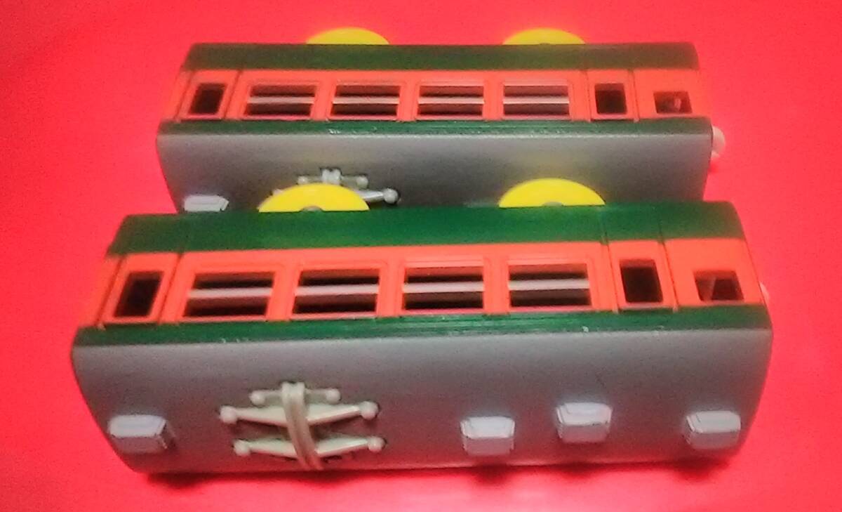  out of print Plarail 165 series express type train interim car (mo is 164)× 2 both Vietnam made 