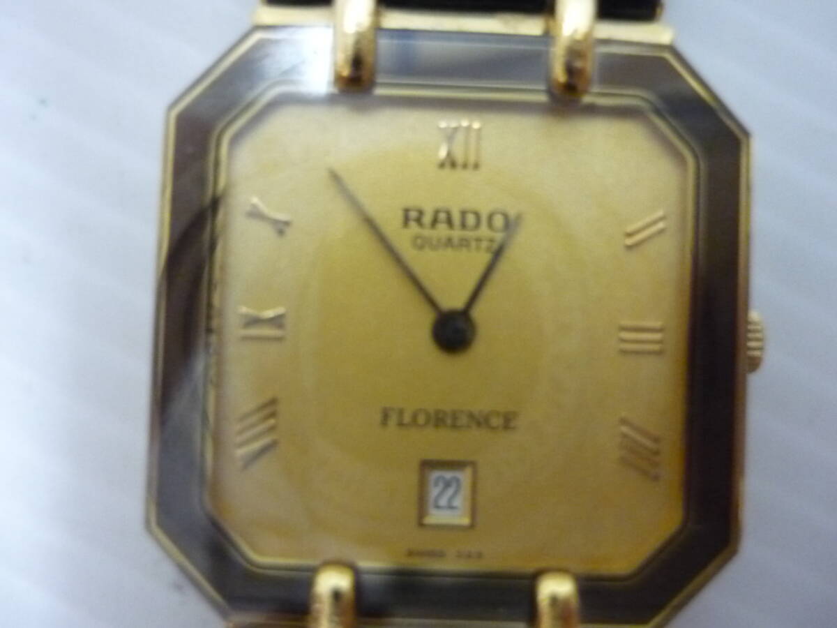 161 RADO ラドー FLORENCE 腕時計 QZ 160.3498.2 フローレンス クオーツの画像4