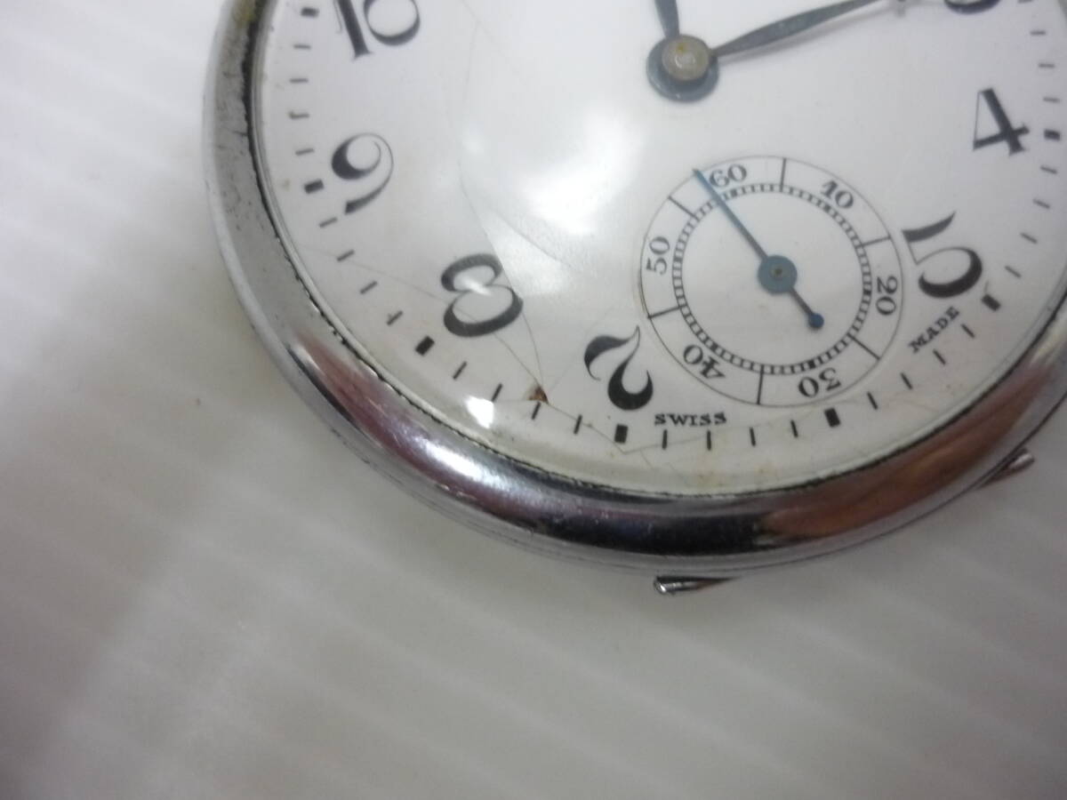 480 中古 懐中時計 ENICAR CHRONOMETER 手巻き 動作品 エニカの画像8