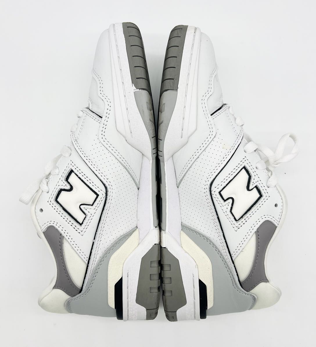 【27㎝ 箱、タグ付】new balance BB550PWA スニーカー 白 White ニューバランス ローカットスニーカー NB ホワイト 靴の画像8