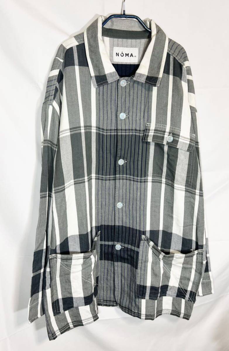 【美品　定価19800円】NOMA t.d./ノーマ ティーディー　シャツブルゾン　長袖シャツ　ロングスリーブシャツ　shirt blouson 羽織り_画像3