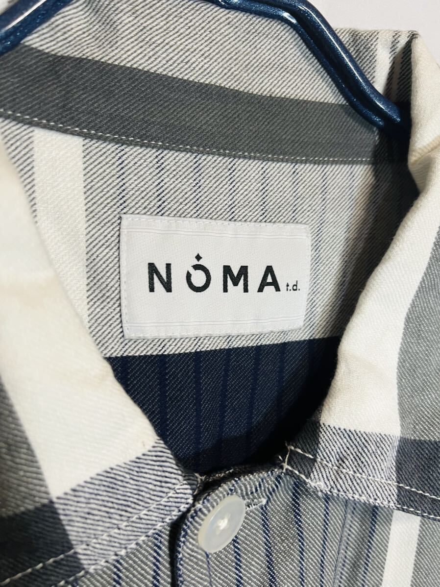 【美品　定価19800円】NOMA t.d./ノーマ ティーディー　シャツブルゾン　長袖シャツ　ロングスリーブシャツ　shirt blouson 羽織り_画像8