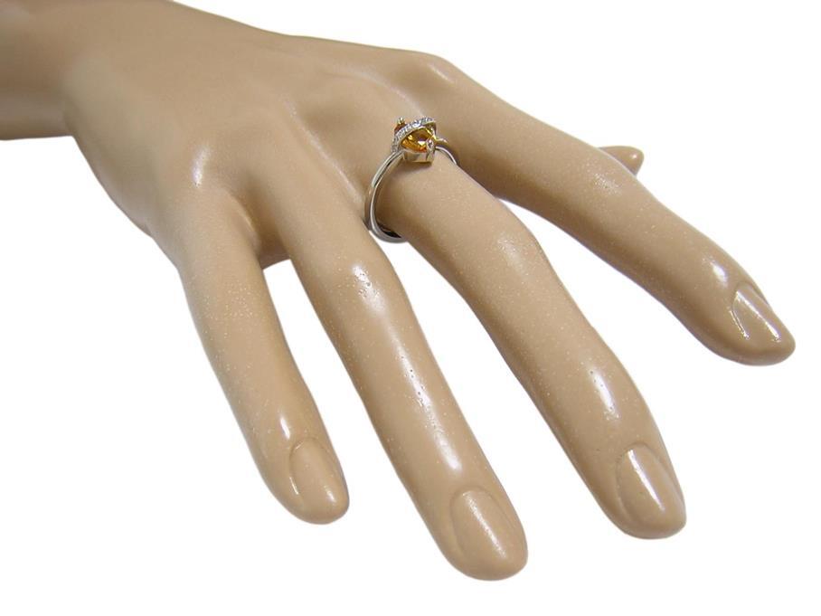 『天然シトリン』 デザインリング 指輪 黄水晶の画像10