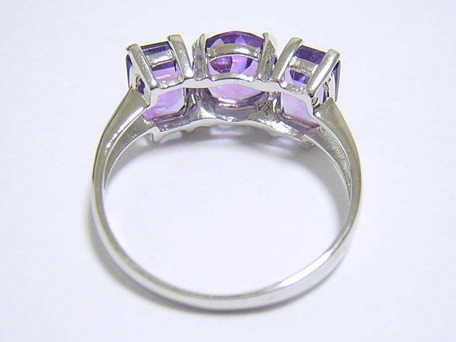 『天然アメジスト』 デザインリング 指輪 紫水晶 の画像7