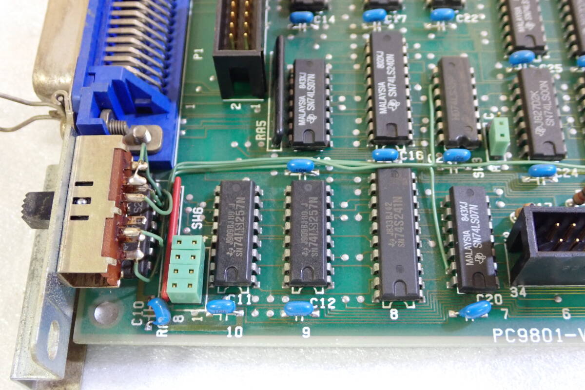 デスクトップ PC-9801 PC98 用 インターフェースボード PC9801-VM.B 動作未確認 #BB02049の画像5