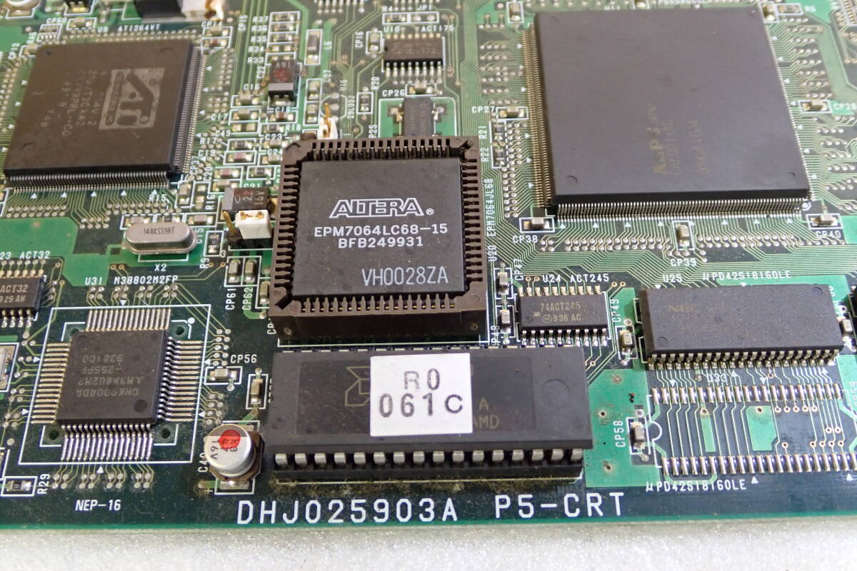 ALPS made motherboard DHJ025903A P5-CRT connector SCSI CRT printer operation verification ending #BB01064
