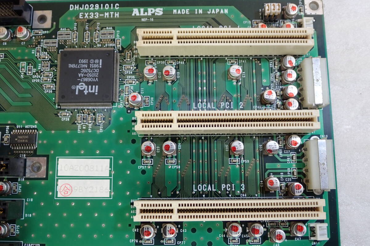 ALPS製 マザーボード DHJ029101C EX33-MTH コネクタ SCSI 動作確認済み#BB02239_画像3