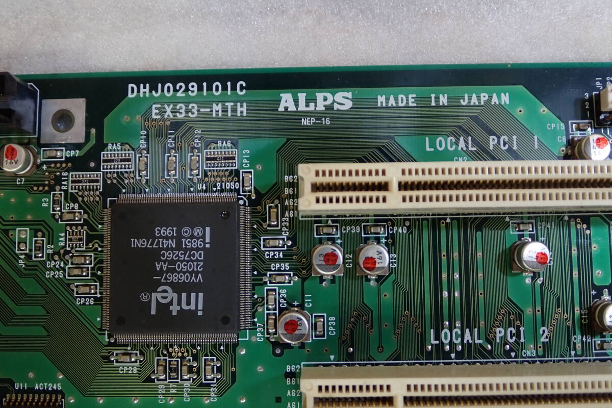 ALPS製 マザーボード DHJ029101C EX33-MTH コネクタ SCSI 動作確認済み#BB02239_画像4