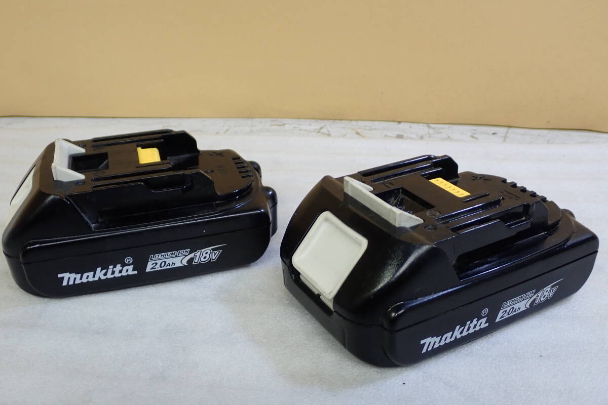 makita マキタ 純正 リチウムイオンバッテリー BL1820B 2.0Ah 18V まとめて２個 バッテリー充電エラー#BB01094