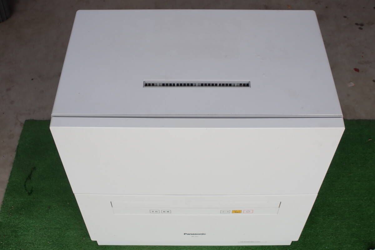 Panasonic パナソニック 食洗機 NP-TA1-W ホワイト 食器洗い乾燥機 2018年製 通電確認のみ#BB0993の画像3