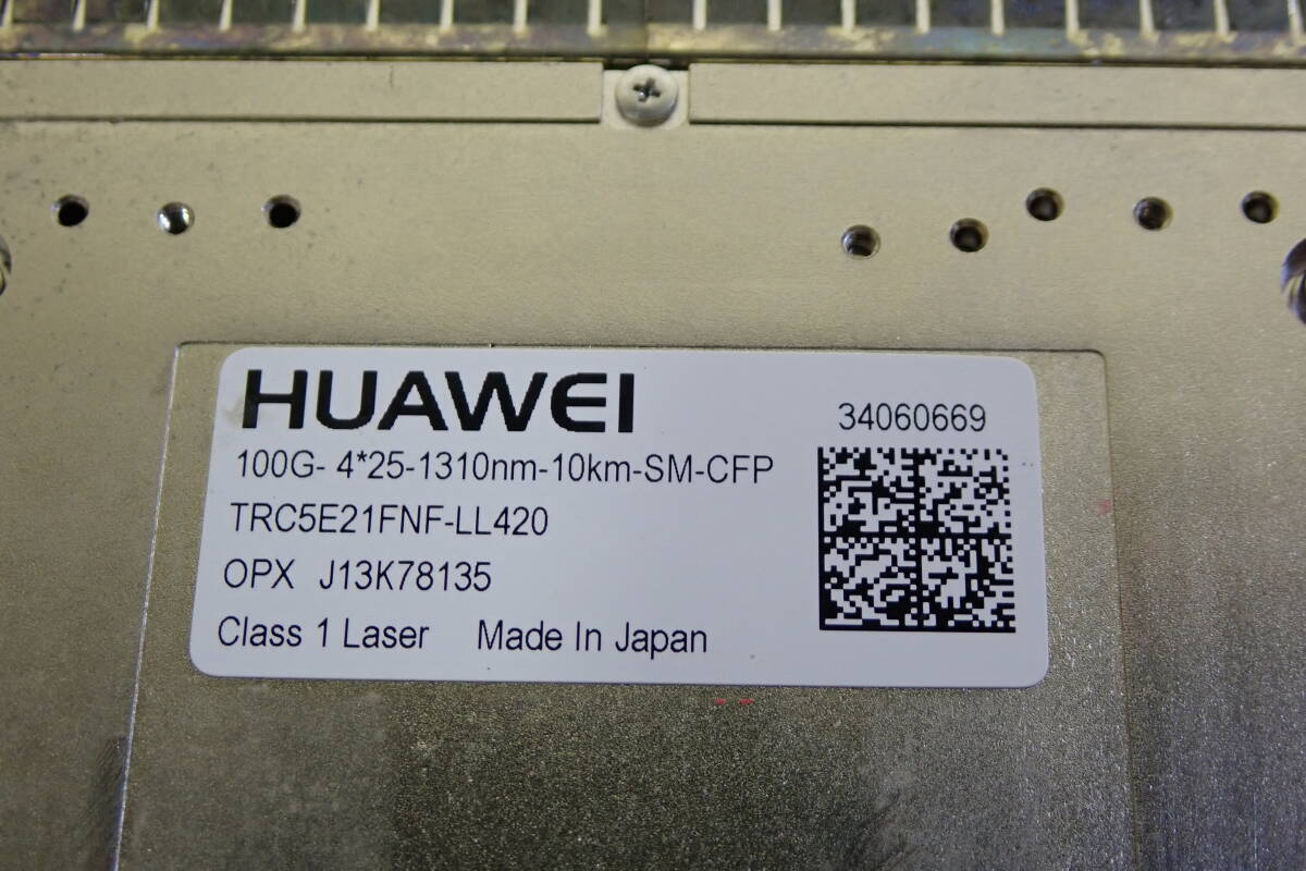 HUAWEI TRC5E21ENF-LL420 100G-4*25-1310nm-10km-SM-CFP 100GBASE-LR4 japan 動作未確認 #BB01950_画像6