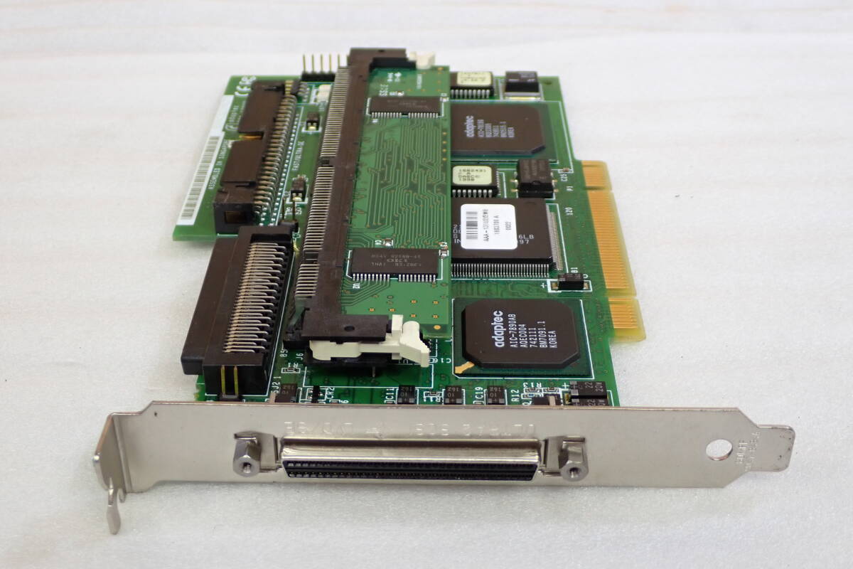 Adaptec AAA-131U2 SGL PCI to U2 SCSI with Raid Coprocessor and Upgrade Cache Memory by Adaptec PCIカード動作確認済み#BB02361の画像1