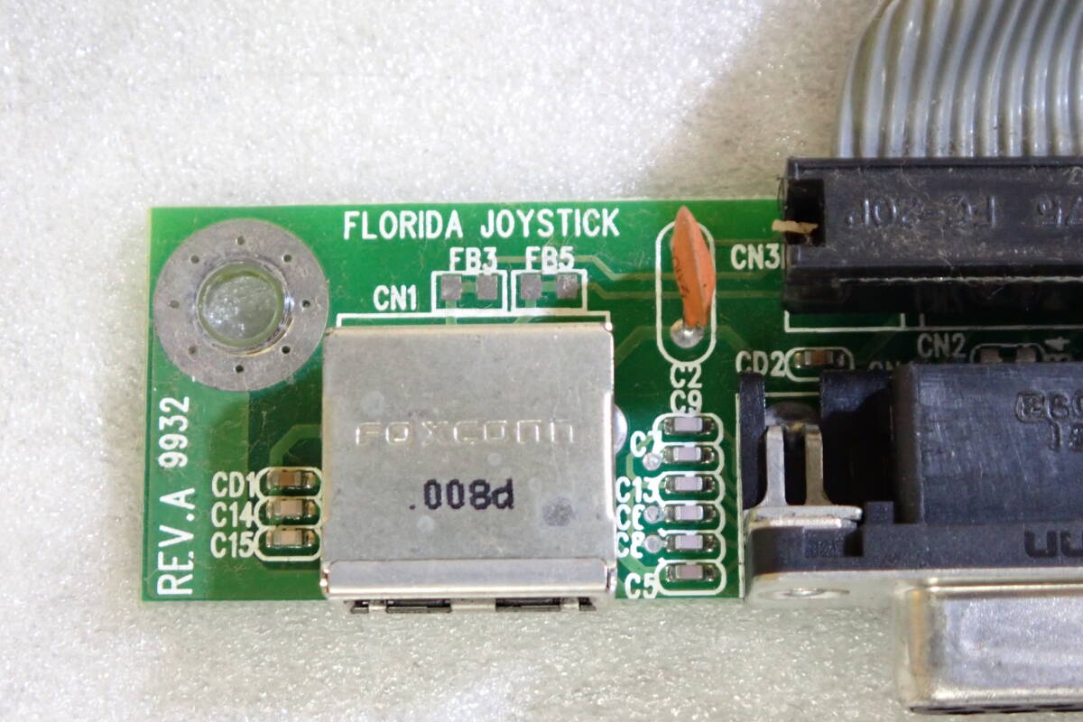 サウンドカード REV.A 9932 Florida Joystick Foxconn PCI CS4281 USB 動作未確認 #BB01085_画像3