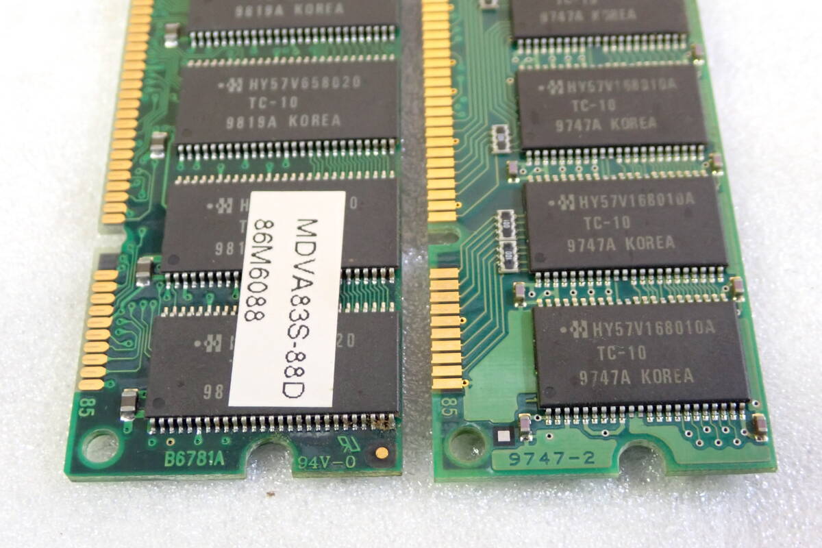 PowerMac G3 G4 for memory Hyudai 9748 HYM7V64400 TFG-10 + MDVA83S-88D 86M6088 operation verification ending #BB0940