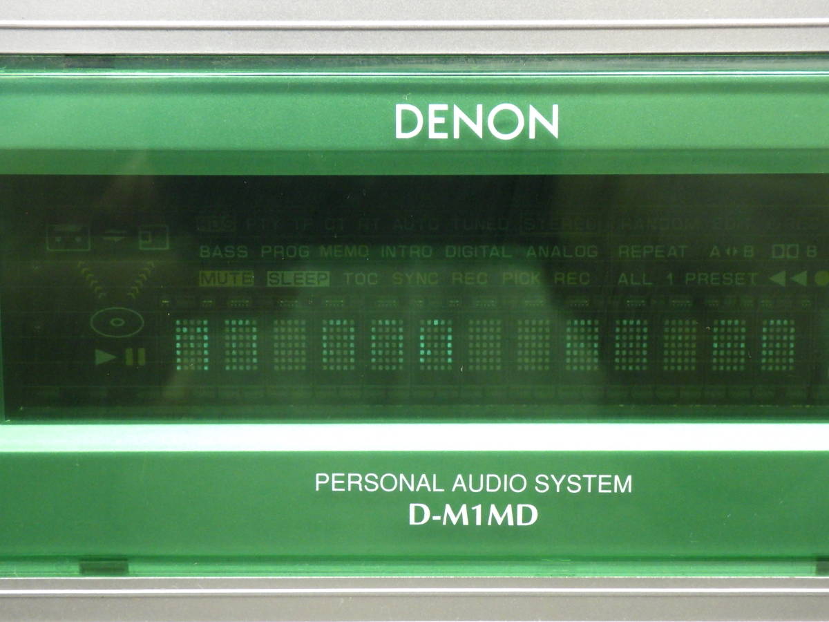 DENON D-M1MD mini component CD.MD cassette radio electrification verification only #RM11190