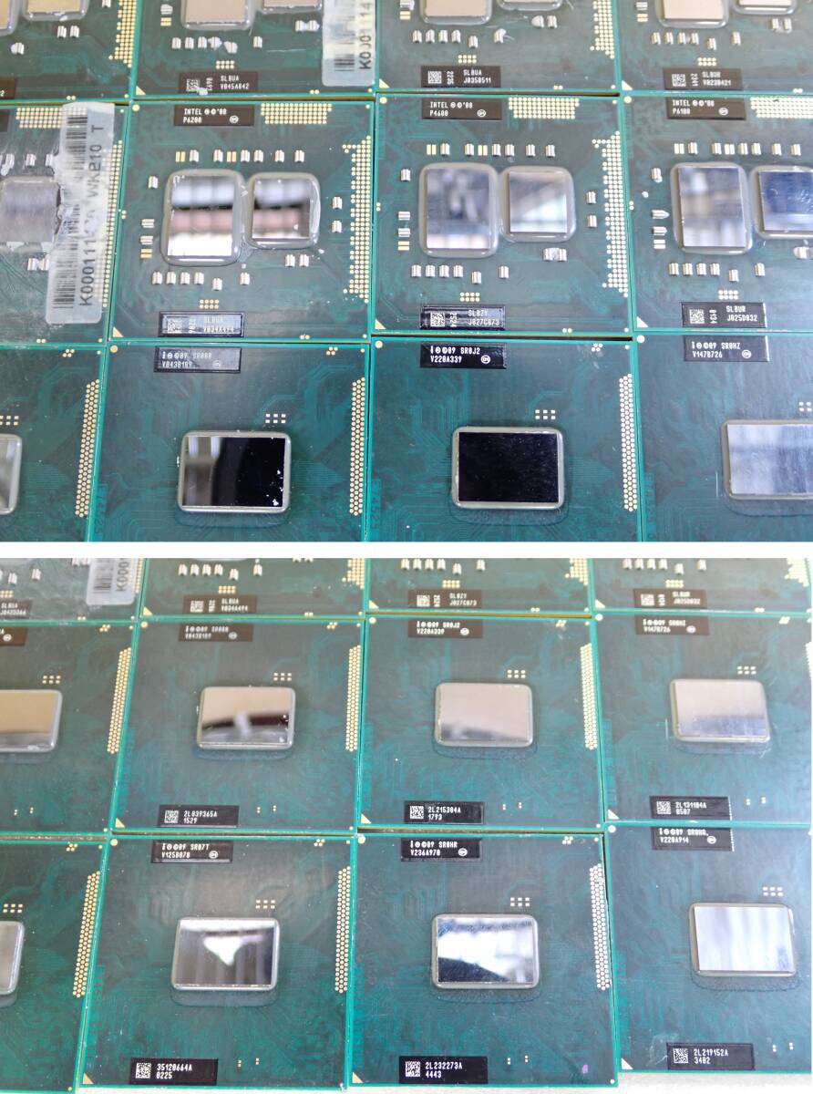  Intel Celeron processor P4500 P6200 etc. 50 piece together operation not yet verification #BB02374