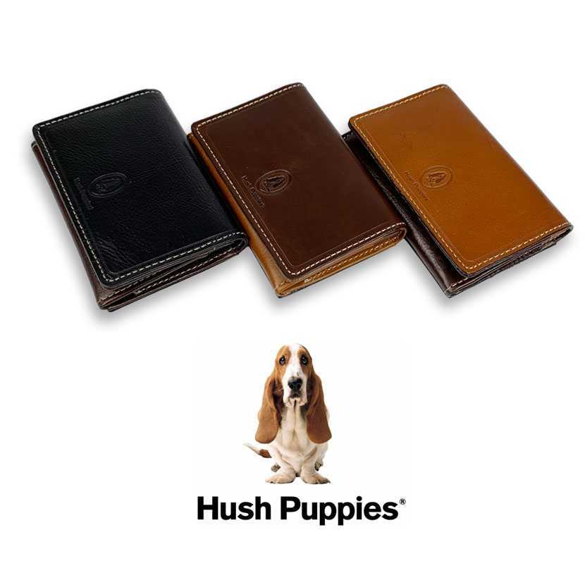 全3色　Hush Puppies ハッシュパピー リアルレザー バイカラー 名刺入れ カードケース パスケース_画像6