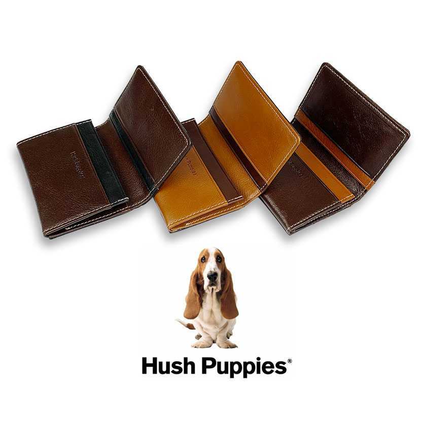 全3色　Hush Puppies ハッシュパピー リアルレザー バイカラー 名刺入れ カードケース パスケース_画像7