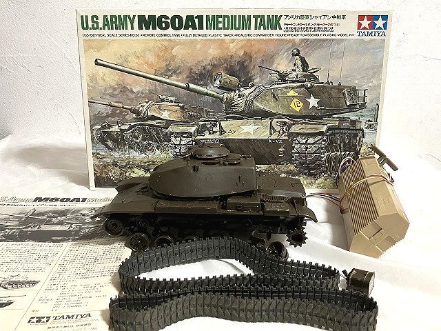 ☆ジャンク 1/35 タミヤ リモコンタンク M60A1 アメリカ陸軍 シャイアンの画像1