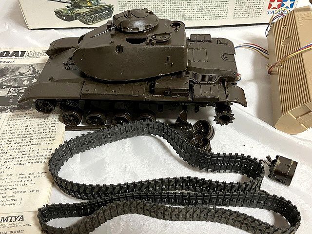 ☆ジャンク 1/35 タミヤ リモコンタンク M60A1 アメリカ陸軍 シャイアンの画像2