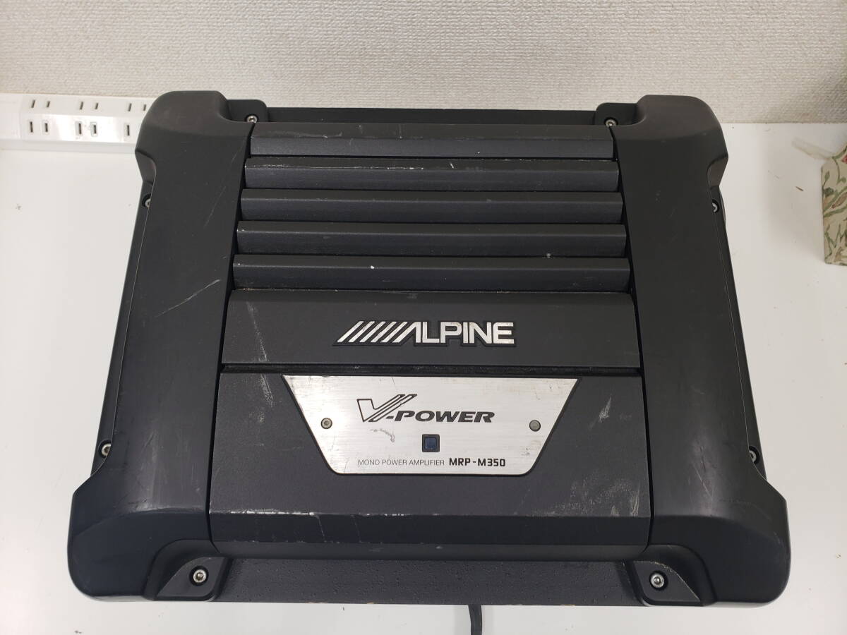 サブウーハー　ALPINE　SWD-2000　【動作未確認】　スピーカー　激安１円スタート　現状品