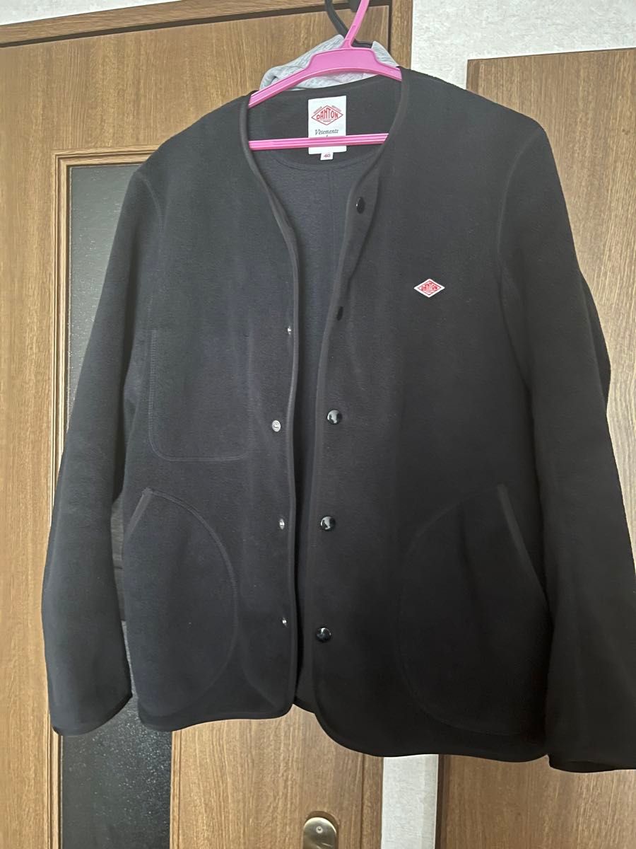 DANTON ダントン ノーカラーフリースカーディガン NO COLLAR FLEECE CARDIGAN JD-8939 メンズ