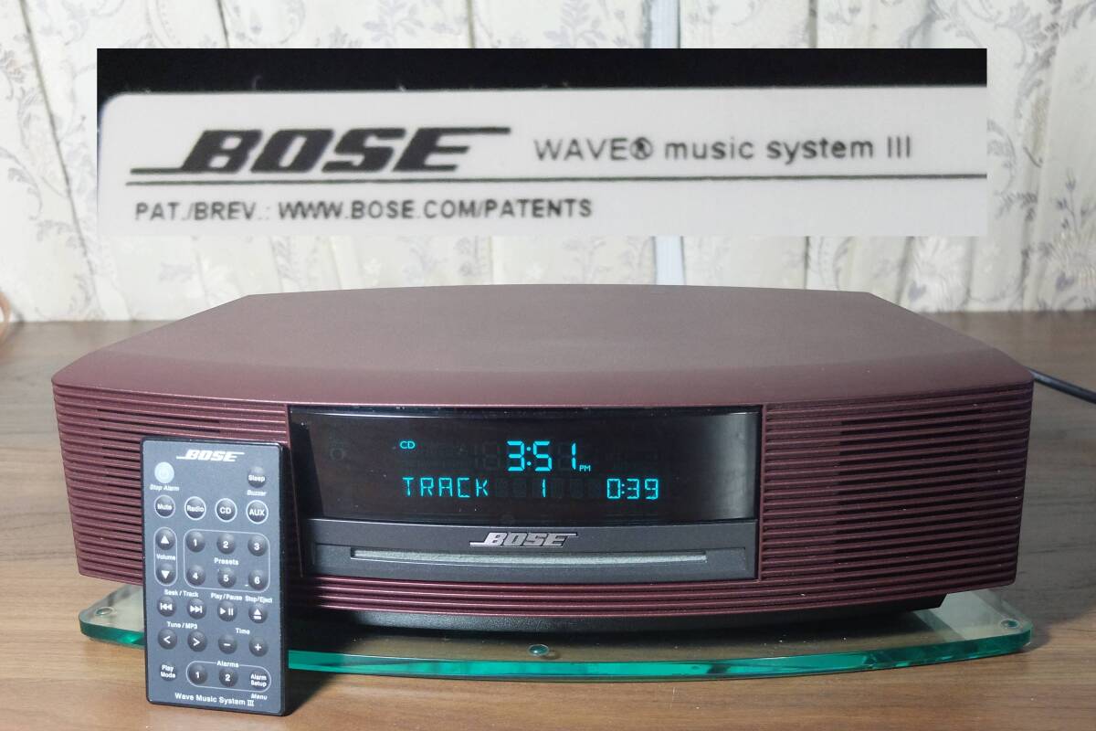 BOSE ボーズ Wave Music System III 3ガラス台付の画像1