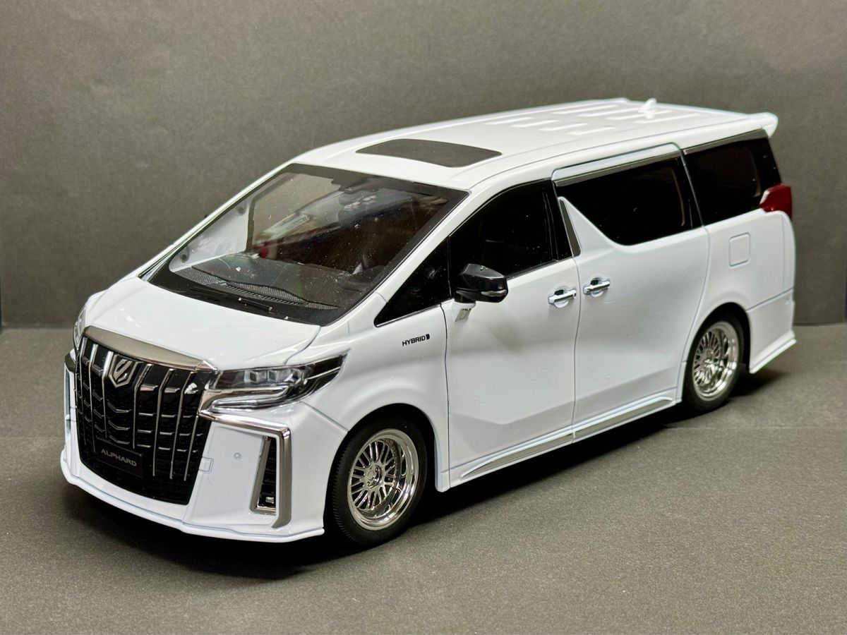 1/18 トヨタ アルファード ミニカー ホワイトパール ダイ 1/18 トヨタ アルファード ミニカー ホワイトパール ダイ