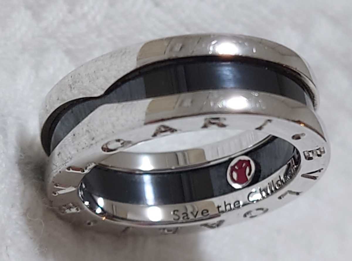【美品】BVLGARI ブルガリ ビーゼロワン セーブザチルドレン SV925 リング 指輪 サイズ52 の画像8