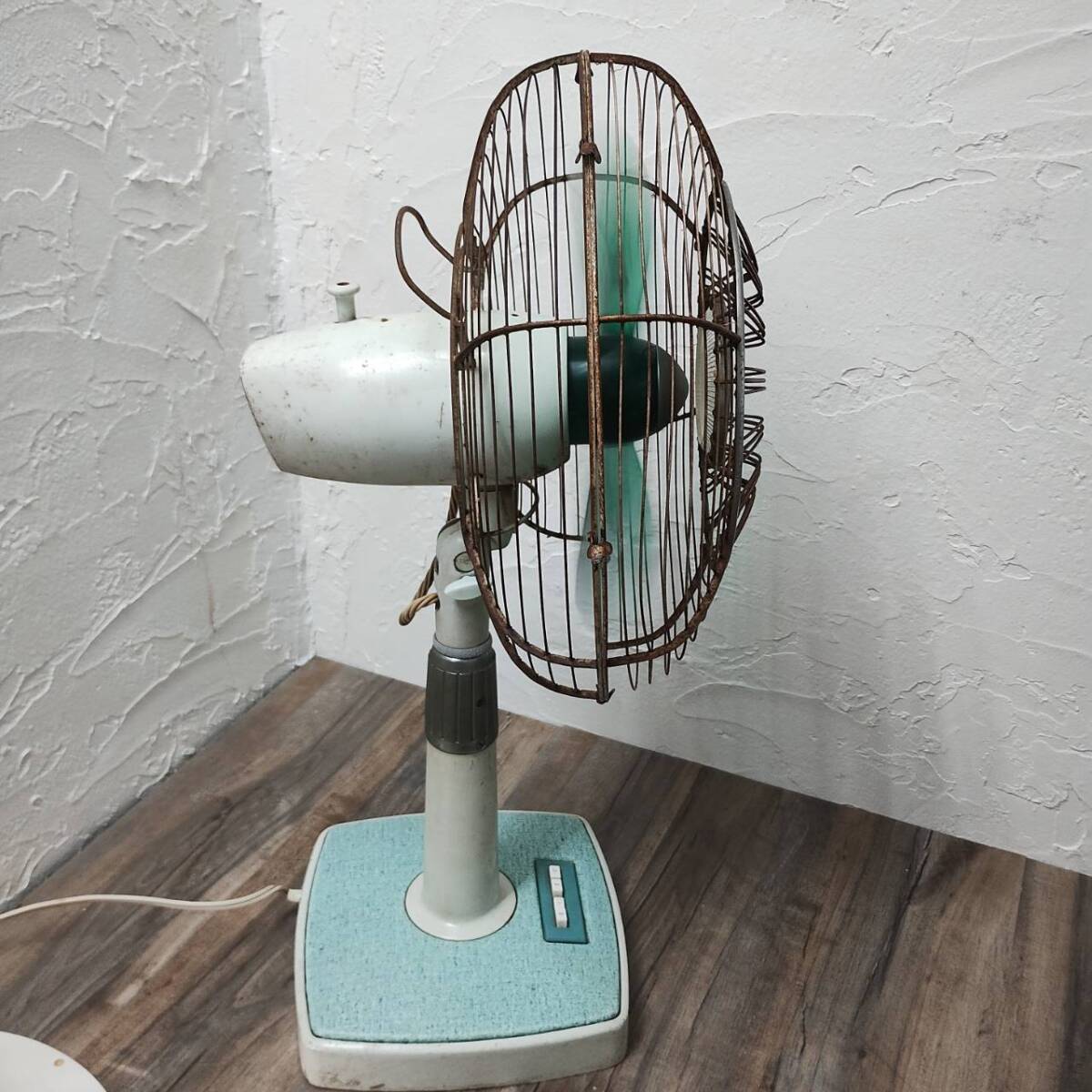 【Ｐ６５梶】★【現状出品】ELECTRIC FAN National ナショナル 扇風機 30QC 昭和レトロ アンティーク ビンテージの画像4