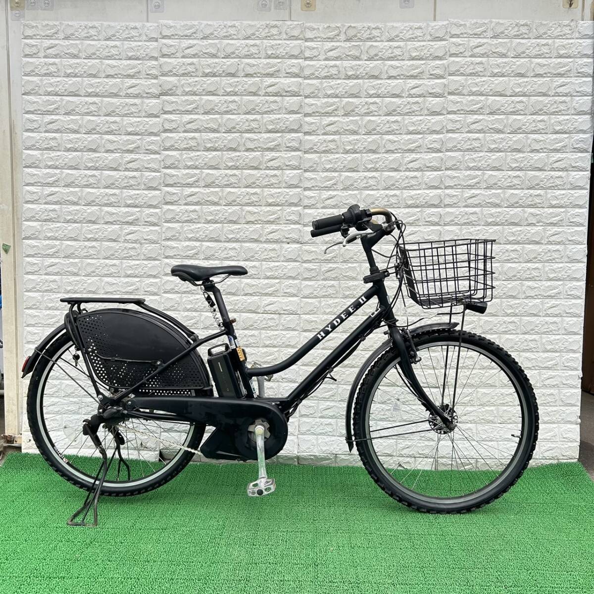 [Q13 сейчас ][ прямой доставка ограничение Kyoto city . видеть район ] [ текущее состояние лот ] Bridgestone HYDEE.Ⅱ высокий ti велосипед с электроприводом 26 дюймовый 