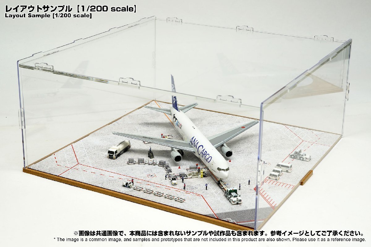 1/200　彩色済フィギュア　JH001　4体セット　FA200JH-001 空港 グランドハンドリング 飛行機 ジオラマ_画像7