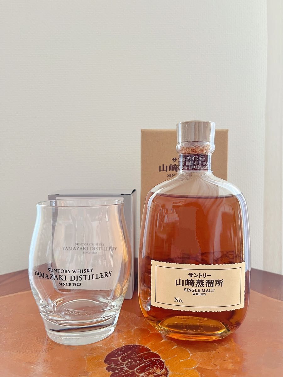 【山崎蒸留所限定】山崎ウイスキー シングルモルト 300ml ハーフロックグラス チョコレートセット 新品未開封