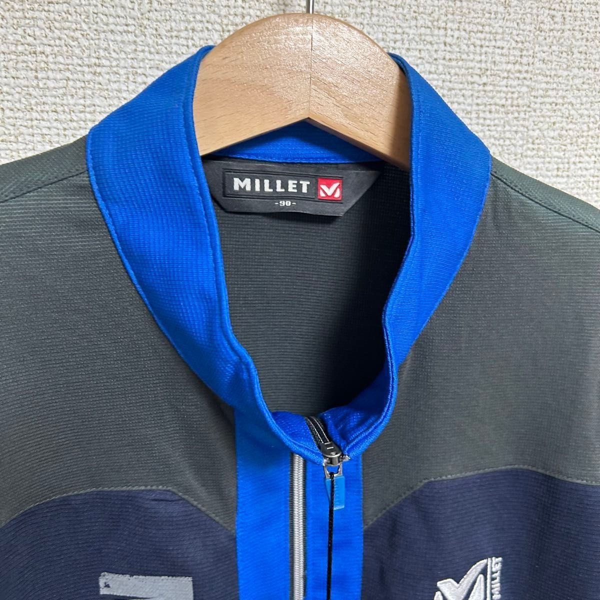 【訳アリ】millet ミレー 登山用 ハイキング用 トレッキング ハーフジップ  半袖　シャツ　Tシャツ　ポロシャツ