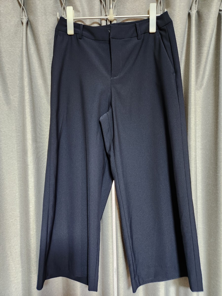 A/C DESIGN BY ALPHA CUBIC cropped pants navy blue color L size 