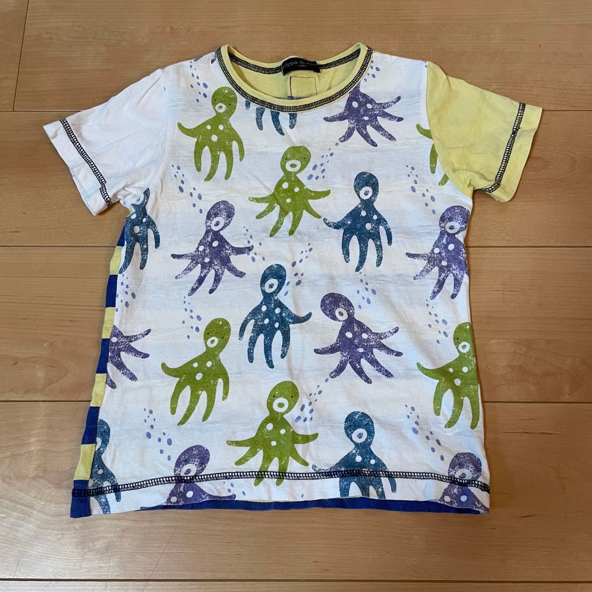 ズッパディズッカ　オクトパス　ボーダー　半袖Tシャツ　120㎝