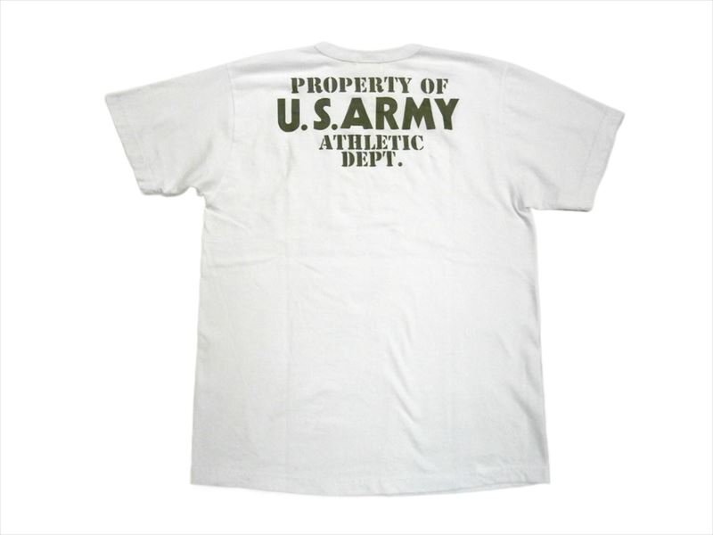 バズリクソンズ BUZZ RICKSON'S BR79348「U.S.ARMY ATHLETIC DEPT.」ミリタリー 半袖Tシャツ ホワイト L 新品_画像4