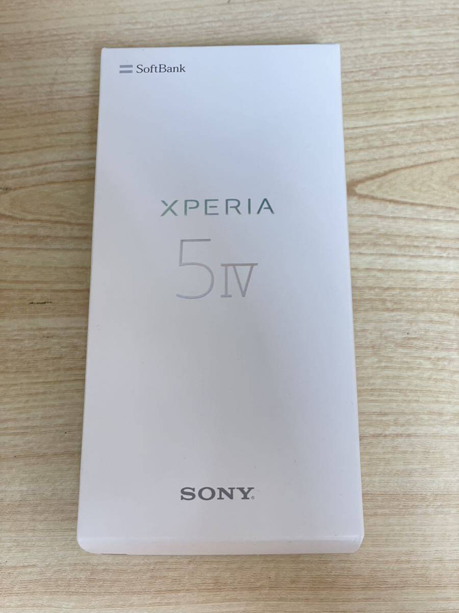 新品 未使用 SONY Xperia 5 IV ブラックsimフリー Softbank 送料無料 即決の画像1