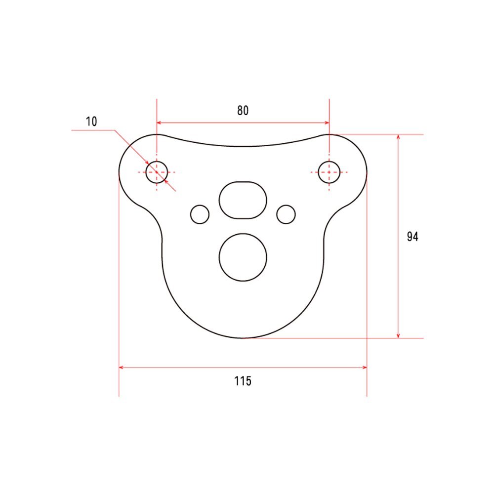 スーパーカブ リトルカブ ハンドルセッター メッキ 80mm幅 アップハンドル 用 アップハンKIT バーハンKIT C50 C70 C90 AA01_画像2