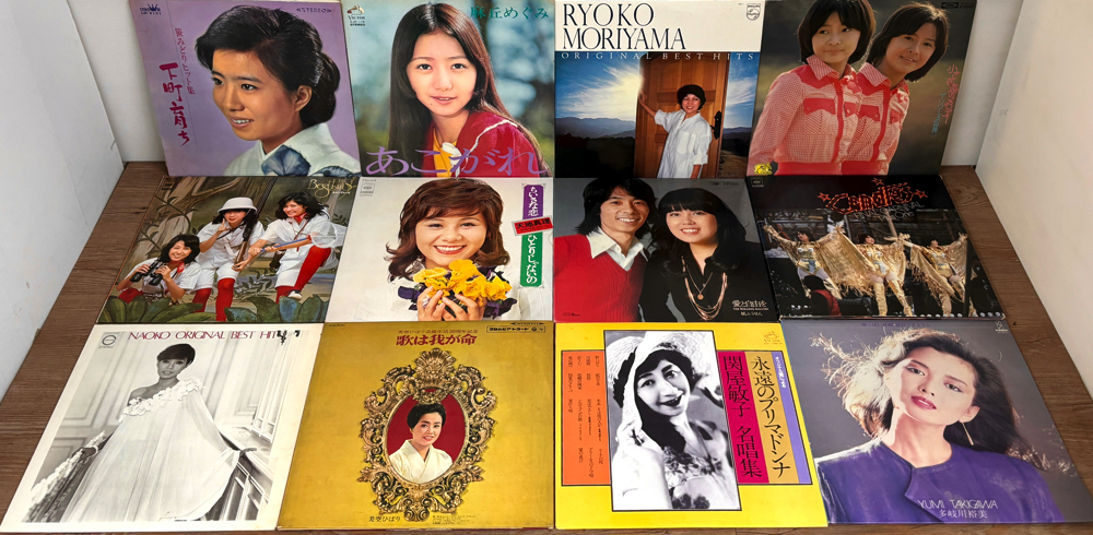 演歌 昭和 歌謡曲 女性歌手 60枚 LP レコード 大量 セット 0416 瀬川瑛子 倍賞千恵子 島倉千代子 ピーナッツ 藤圭子 江利チエミ 笹みどりの画像5