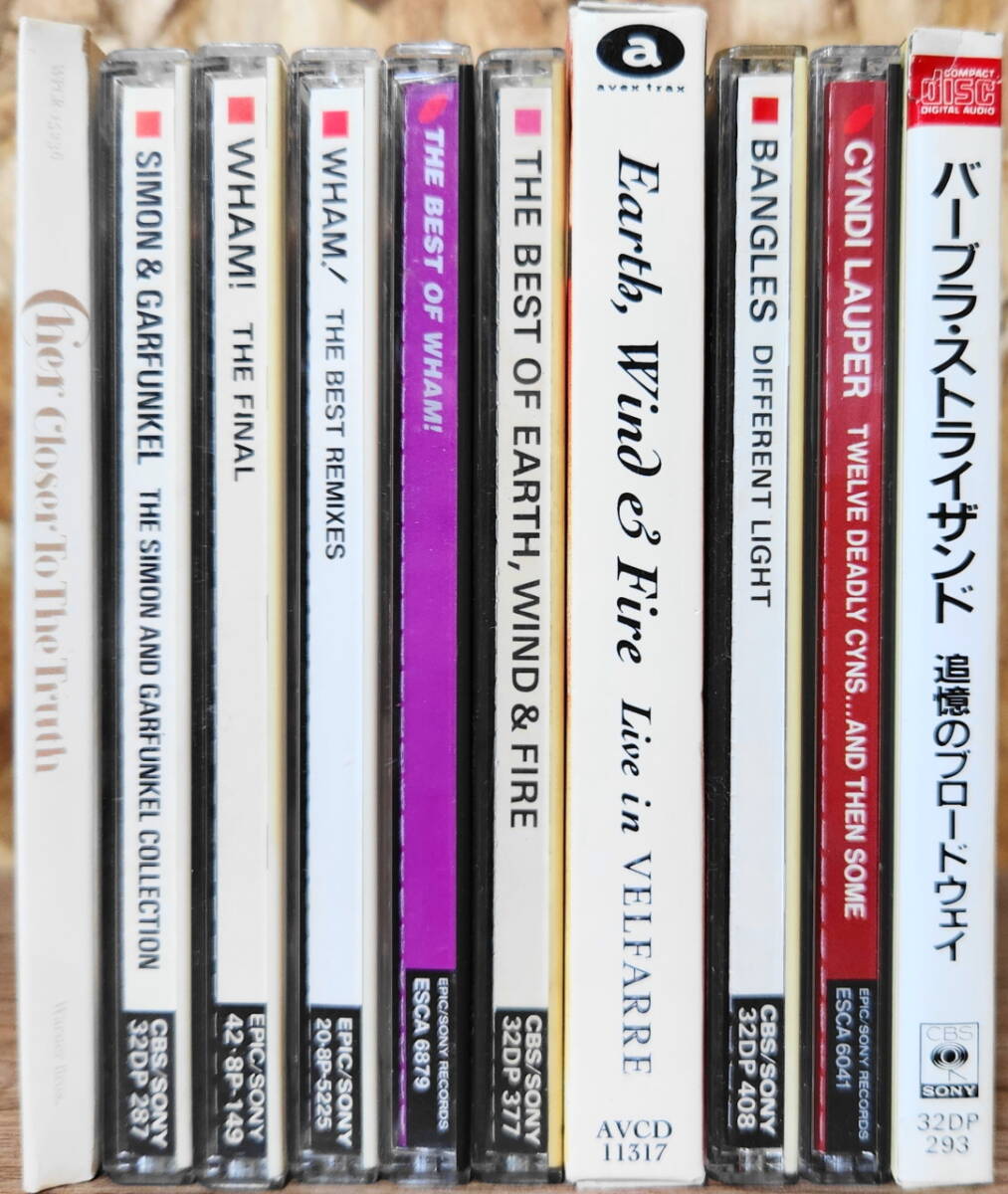 洋楽 国内盤 CD アルバム 大量 100枚色々 まとめて セット 0418 ワム ビートルズ カーペンターズ バングルス マイケル シェール ニルソンの画像2