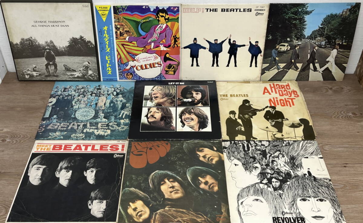 ビートルズ関連 10枚 LP レコード まとめてセット 全て赤盤 0423 The Beatlesの画像1