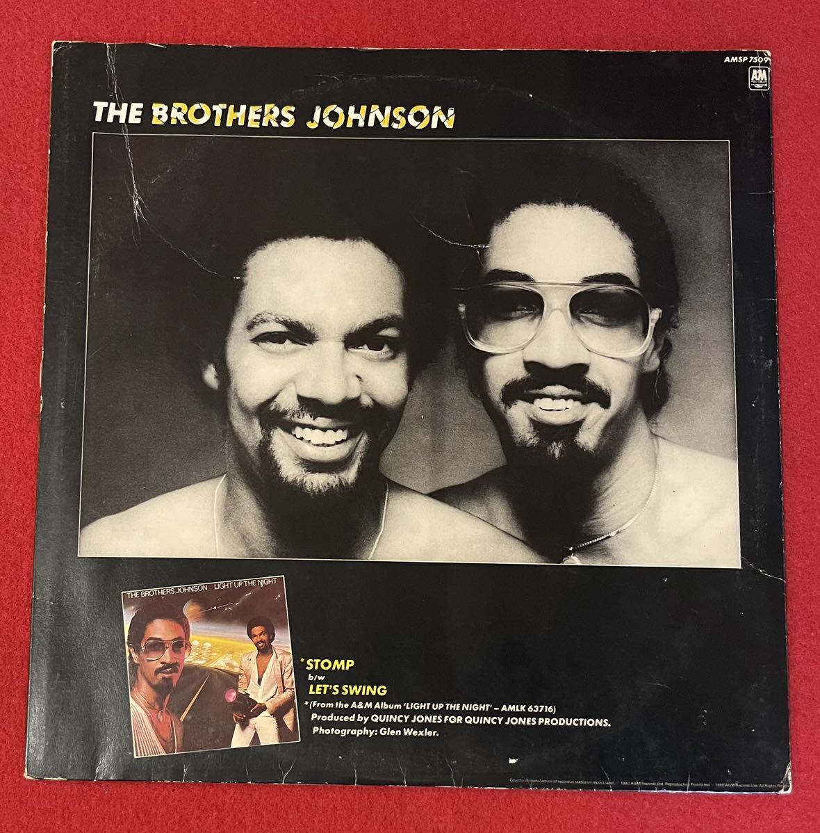 The Brothers Johnson人気ジャケット Stomp 12inch盤その他にもプロモーション盤 レア盤 人気レコード 多数出品。の画像2